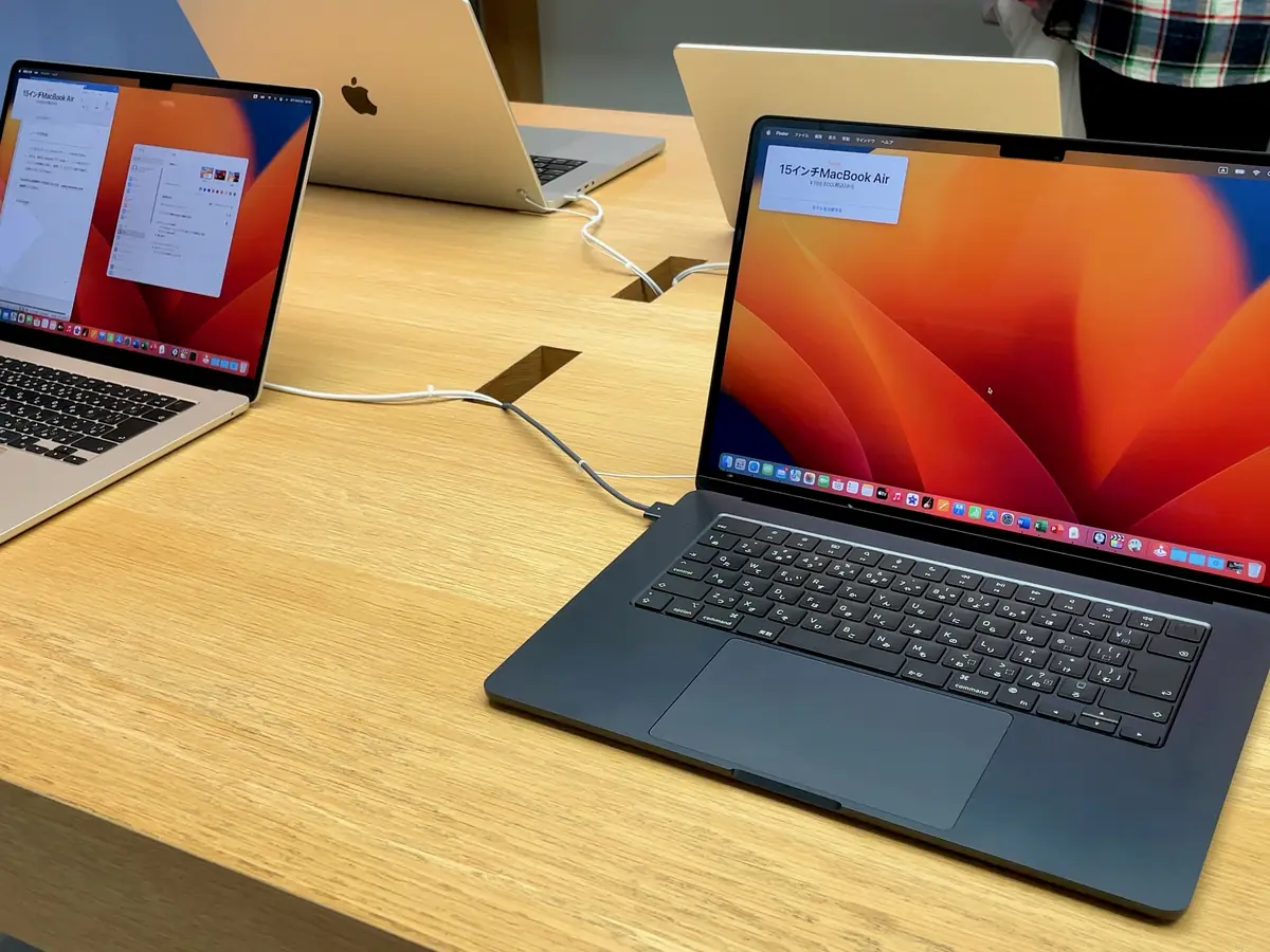 MacBook Air laptops